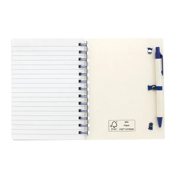 Good Value™ BoC Recycled Spiral Notebook with Pen - Good Value™ BoC Recycled Spiral Notebook with Pen - Image 5 of 7
