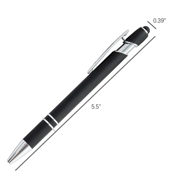 Aluminum Soft Touch Stylus Ballpoint Pen - Aluminum Soft Touch Stylus Ballpoint Pen - Image 1 of 7