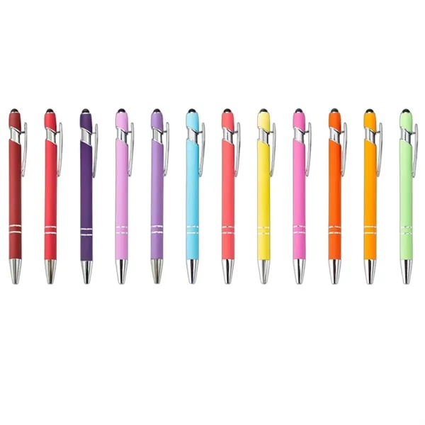 Aluminum Soft Touch Stylus Ballpoint Pen - Aluminum Soft Touch Stylus Ballpoint Pen - Image 4 of 7