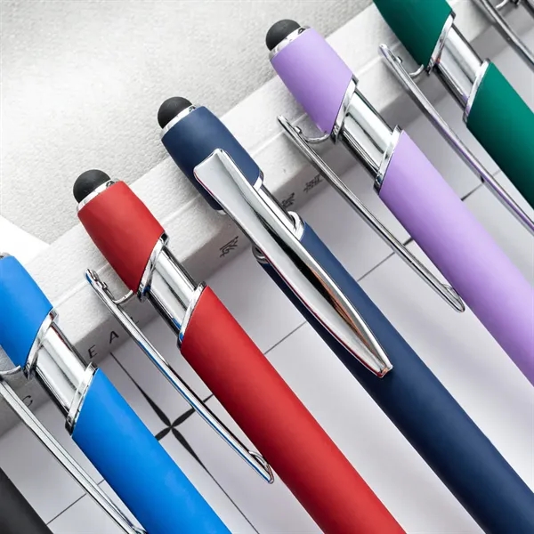 Aluminum Soft Touch Stylus Ballpoint Pen - Aluminum Soft Touch Stylus Ballpoint Pen - Image 5 of 7