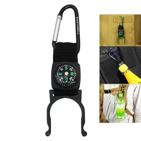 Travel Strap Compass Carabiner - Travel Strap Compass Carabiner - Image 1 of 8