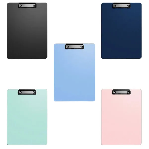 A4 Standard Writing Plastic Clipboard with Metal Clip - A4 Standard Writing Plastic Clipboard with Metal Clip - Image 2 of 7