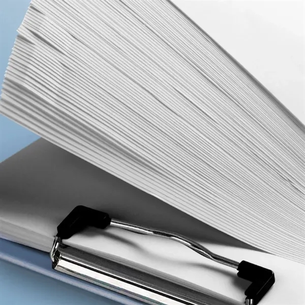 A4 Standard Writing Plastic Clipboard with Metal Clip - A4 Standard Writing Plastic Clipboard with Metal Clip - Image 6 of 7