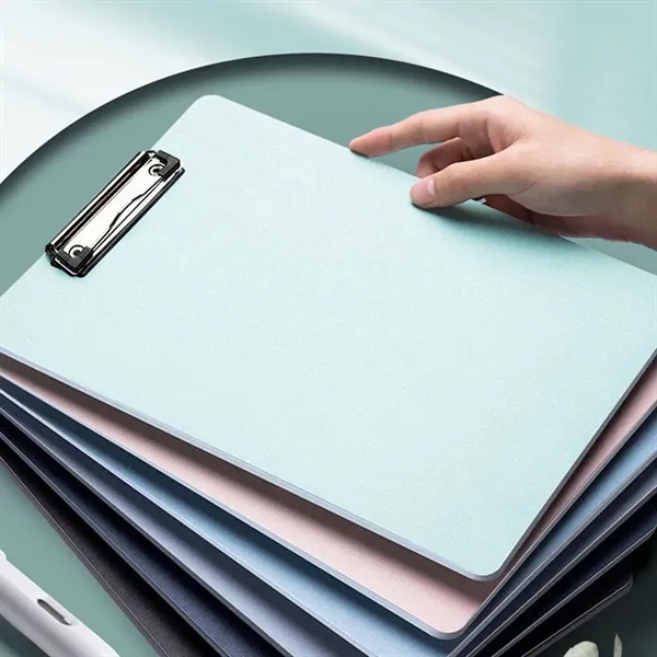 A4 Standard Writing Plastic Clipboard with Metal Clip - A4 Standard Writing Plastic Clipboard with Metal Clip - Image 7 of 7