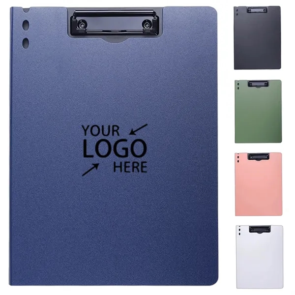 A4 Size Writing Plastic Clipboard Folder with Metal Clip - A4 Size Writing Plastic Clipboard Folder with Metal Clip - Image 0 of 7