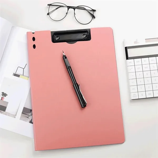 A4 Size Writing Plastic Clipboard Folder with Metal Clip - A4 Size Writing Plastic Clipboard Folder with Metal Clip - Image 4 of 7