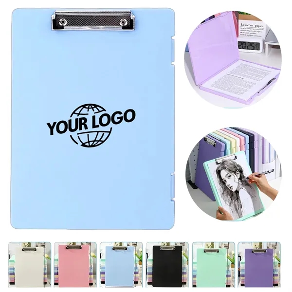 2-in-1 A4 Clipboard & File Storage Box with Pen Holder - 2-in-1 A4 Clipboard & File Storage Box with Pen Holder - Image 0 of 7