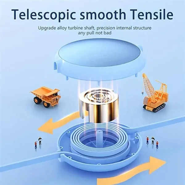 Multi 3-in-1 Retractable 100W Fast Charging Cable - Multi 3-in-1 Retractable 100W Fast Charging Cable - Image 4 of 6