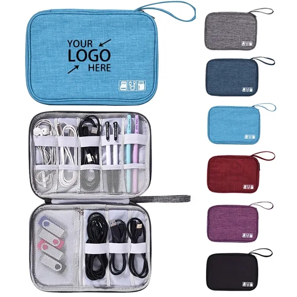 Waterproof Multi-Purpose Cable Organizer Bag Pouch - Waterproof Multi-Purpose Cable Organizer Bag Pouch - Image 0 of 6