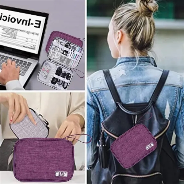 Waterproof Multi-Purpose Cable Organizer Bag Pouch - Waterproof Multi-Purpose Cable Organizer Bag Pouch - Image 3 of 6