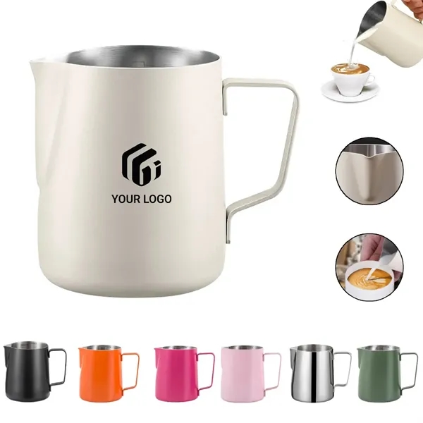 Stainless steel espresso coffee milk frothing latte art cup - Stainless steel espresso coffee milk frothing latte art cup - Image 0 of 4