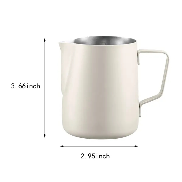 Stainless steel espresso coffee milk frothing latte art cup - Stainless steel espresso coffee milk frothing latte art cup - Image 1 of 4
