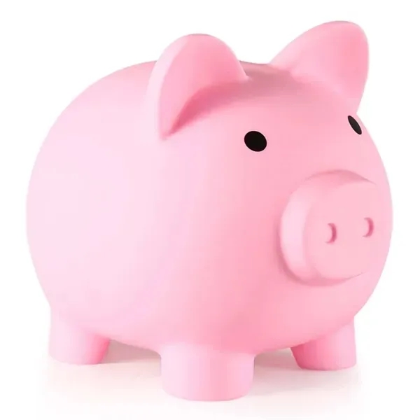 Plastic Pig-Shaped Coin Bank - Plastic Pig-Shaped Coin Bank - Image 2 of 5