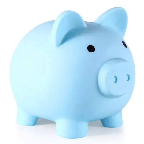 Plastic Pig-Shaped Coin Bank - Plastic Pig-Shaped Coin Bank - Image 4 of 5