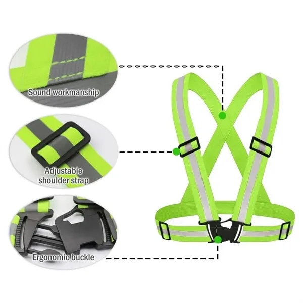Reflective Running Vest Gear - Reflective Running Vest Gear - Image 1 of 3