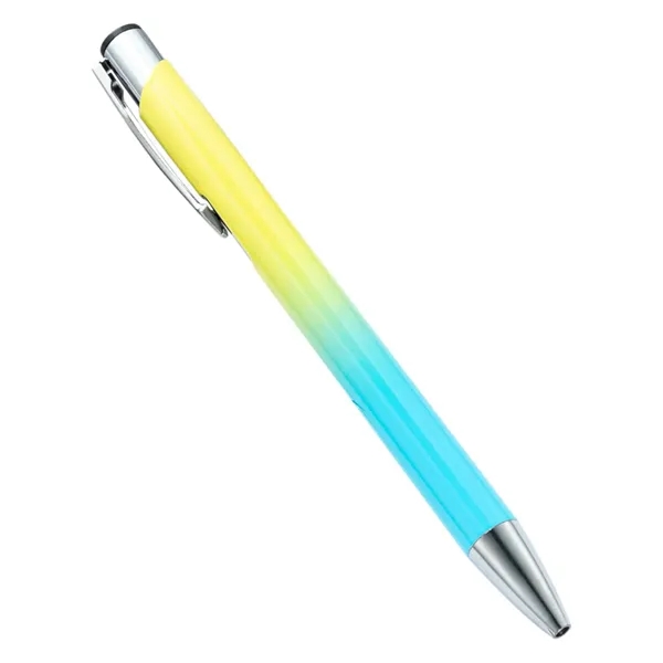 Gradient Color Aluminium Advertising Click Ballpoint Pen - Gradient Color Aluminium Advertising Click Ballpoint Pen - Image 4 of 12
