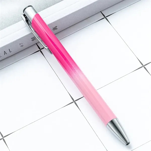 Gradient Color Aluminium Advertising Click Ballpoint Pen - Gradient Color Aluminium Advertising Click Ballpoint Pen - Image 6 of 12