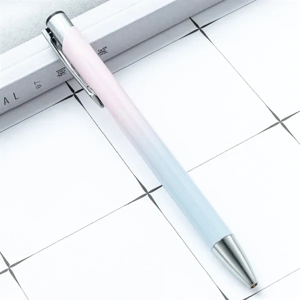Gradient Color Aluminium Advertising Click Ballpoint Pen - Gradient Color Aluminium Advertising Click Ballpoint Pen - Image 7 of 12