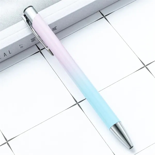 Gradient Color Aluminium Advertising Click Ballpoint Pen - Gradient Color Aluminium Advertising Click Ballpoint Pen - Image 9 of 12