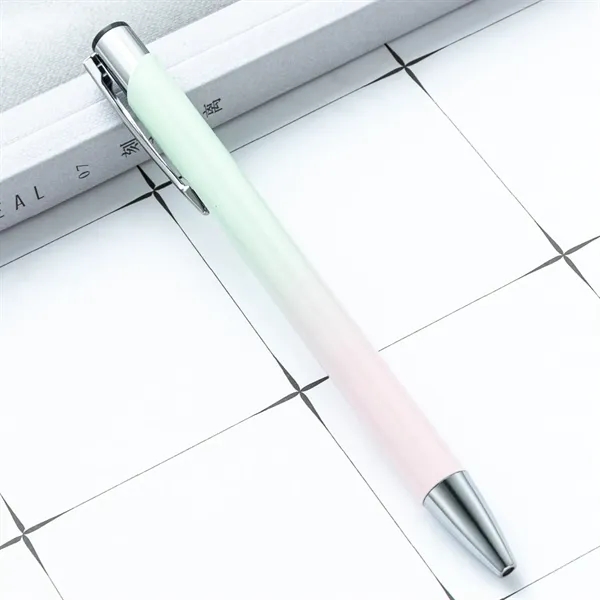 Gradient Color Aluminium Advertising Click Ballpoint Pen - Gradient Color Aluminium Advertising Click Ballpoint Pen - Image 11 of 12