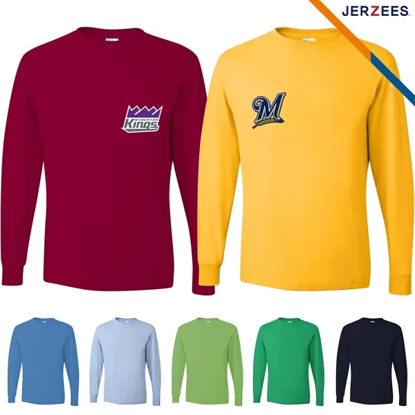 Jerzees® Men's Dri-Power® Long Sleeve T-Shirt - Jerzees® Men's Dri-Power® Long Sleeve T-Shirt - Image 1 of 6
