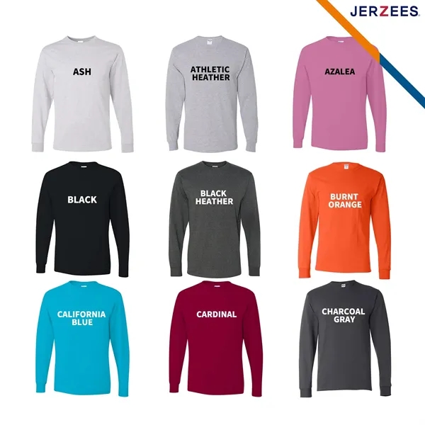 Jerzees® Men's Dri-Power® Long Sleeve T-Shirt - Jerzees® Men's Dri-Power® Long Sleeve T-Shirt - Image 3 of 6