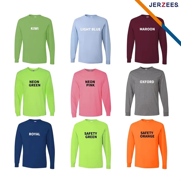 Jerzees® Men's Dri-Power® Long Sleeve T-Shirt - Jerzees® Men's Dri-Power® Long Sleeve T-Shirt - Image 5 of 6