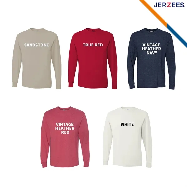 Jerzees® Men's Dri-Power® Long Sleeve T-Shirt - Jerzees® Men's Dri-Power® Long Sleeve T-Shirt - Image 6 of 6
