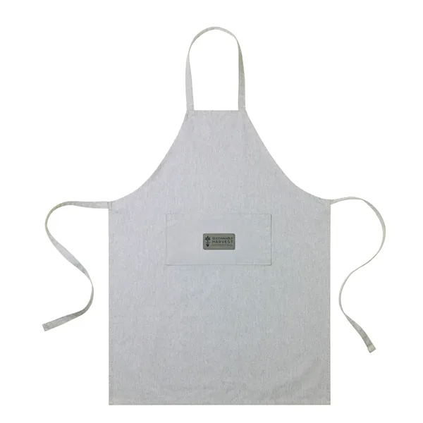 AWARE™ Recycled Cotton Bib Front Apron With Pocket - AWARE™ Recycled Cotton Bib Front Apron With Pocket - Image 4 of 5