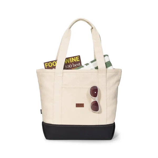 Newport Cotton Zippered Tote - Newport Cotton Zippered Tote - Image 2 of 7
