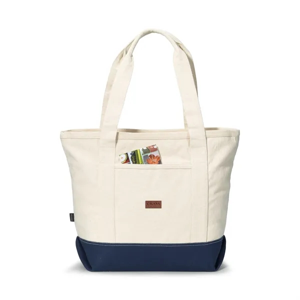 Newport Cotton Zippered Tote - Newport Cotton Zippered Tote - Image 5 of 7