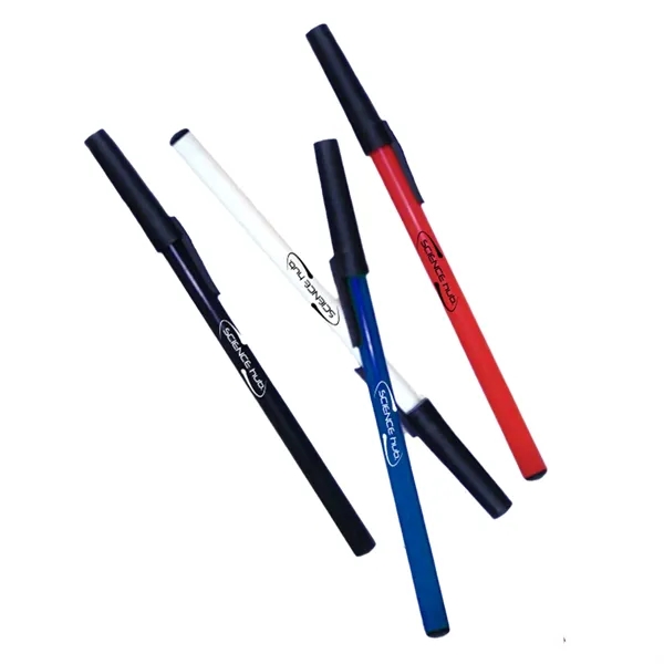 Plastic Ballpoint Stick Pen - Plastic Ballpoint Stick Pen - Image 0 of 6