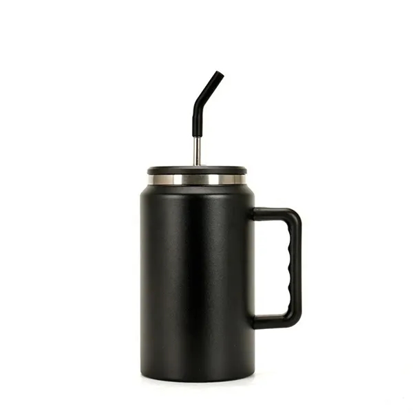 50oz Insulated Tumbler with Straw and Handle - 50oz Insulated Tumbler with Straw and Handle - Image 3 of 8