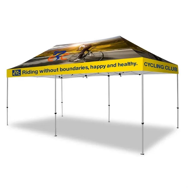10' X 20' Hex Aluminum Frame Pop Up Tent Kit Dye Sublimation - 10' X 20' Hex Aluminum Frame Pop Up Tent Kit Dye Sublimation - Image 0 of 1