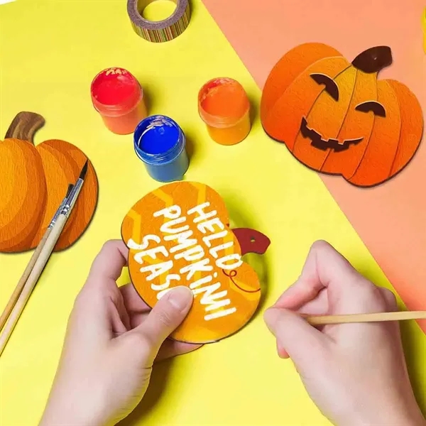 Halloween Wooden Hanging Ornaments - Halloween Wooden Hanging Ornaments - Image 3 of 4