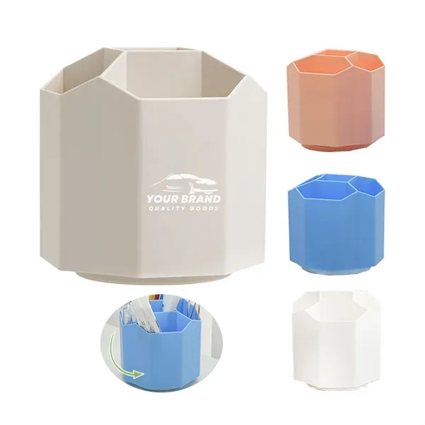 Multifunction Rotated Pen Holders 5 Slot Desk Organizers - Multifunction Rotated Pen Holders 5 Slot Desk Organizers - Image 0 of 6