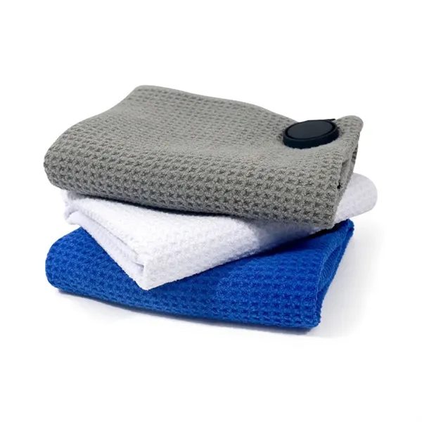Microfiber Golf Cleaning Towels with Carabiner Clip - Microfiber Golf Cleaning Towels with Carabiner Clip - Image 5 of 7