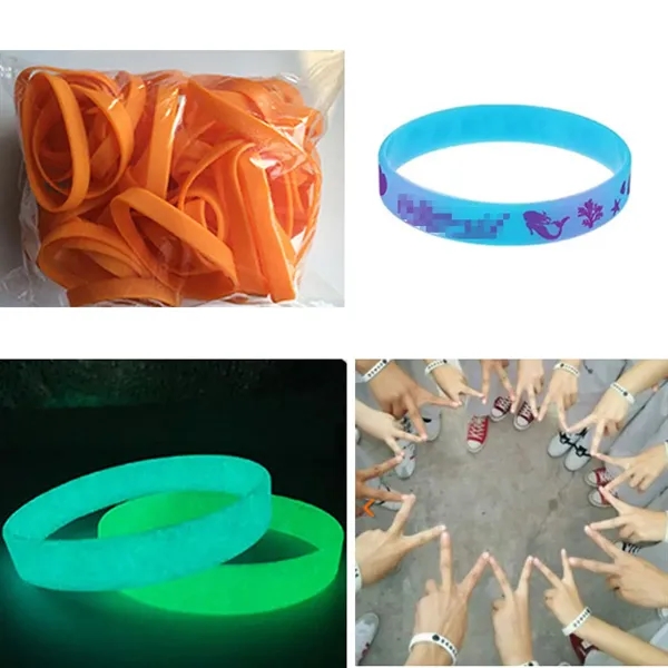 Rubber Running Bracelets Outdoor Hiking Wristbands - Rubber Running Bracelets Outdoor Hiking Wristbands - Image 3 of 5