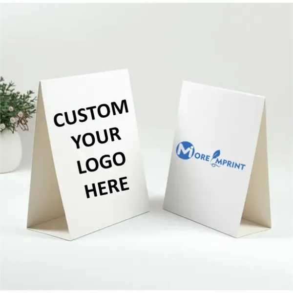 14pt Paper Table Tents-20 pack - 14pt Paper Table Tents-20 pack - Image 0 of 4