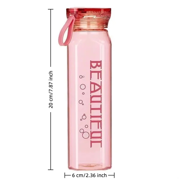 17 Oz Clear BPA Free Sports Bottle Reusable Travel Drinkware - 17 Oz Clear BPA Free Sports Bottle Reusable Travel Drinkware - Image 1 of 9
