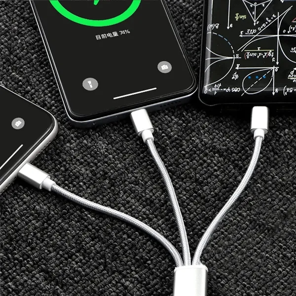 3 In 1 Charging Cable Kit With Keyring Case - 3 In 1 Charging Cable Kit With Keyring Case - Image 5 of 5