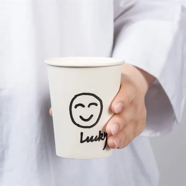 3-22 oz Custom Disposable Paper Cups for Hot & Cold Drinks - 3-22 oz Custom Disposable Paper Cups for Hot & Cold Drinks - Image 2 of 9