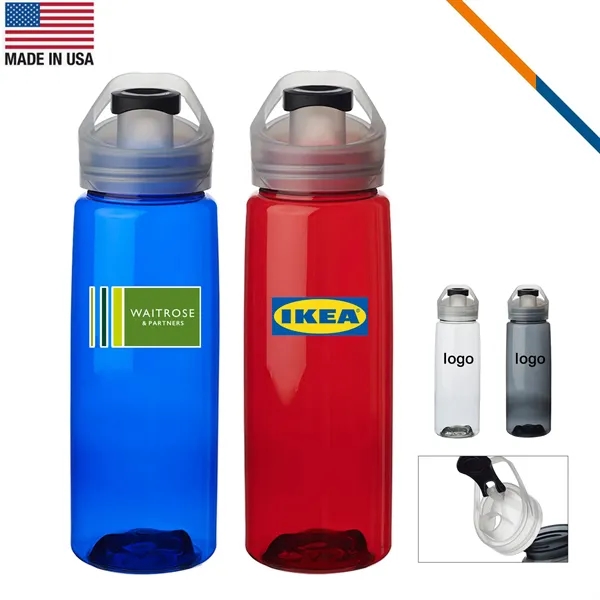 Ollie Plastic Sports Water Bottle - 26 OZ. - Ollie Plastic Sports Water Bottle - 26 OZ. - Image 0 of 6