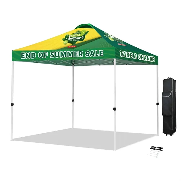 10' Pop Up Tent 600D Polyester With Vented Canopy - 10' Pop Up Tent 600D Polyester With Vented Canopy - Image 0 of 1
