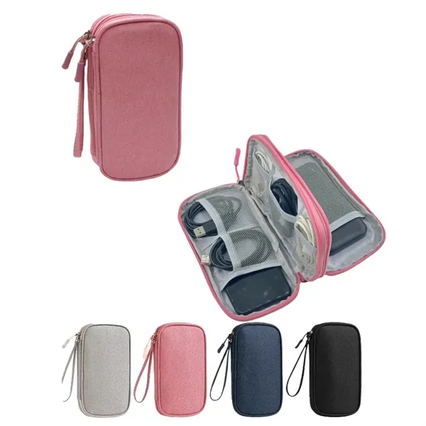 Multi Pocket Oxford Cloth Electronics Organizer Bag - Multi Pocket Oxford Cloth Electronics Organizer Bag - Image 0 of 3