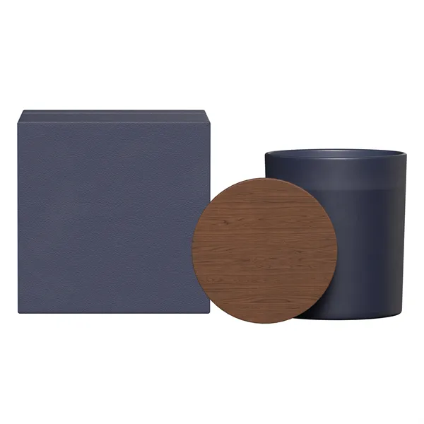 SUMMIT    GLASS CANDLE WITH ACACIA WOOD LID - SUMMIT    GLASS CANDLE WITH ACACIA WOOD LID - Image 8 of 28
