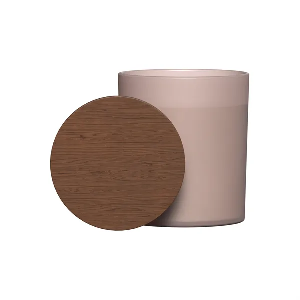 SUMMIT    GLASS CANDLE WITH ACACIA WOOD LID - SUMMIT    GLASS CANDLE WITH ACACIA WOOD LID - Image 25 of 28