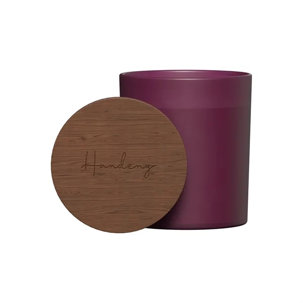SUMMIT    GLASS CANDLE WITH ACACIA WOOD LID - SUMMIT    GLASS CANDLE WITH ACACIA WOOD LID - Image 21 of 28