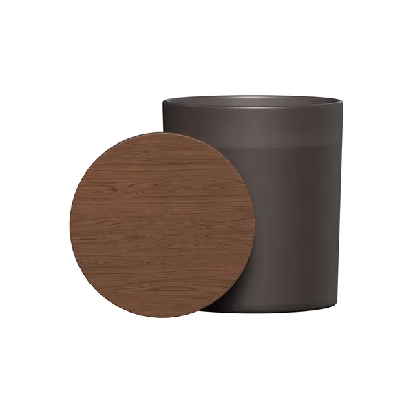 SUMMIT    GLASS CANDLE WITH ACACIA WOOD LID - SUMMIT    GLASS CANDLE WITH ACACIA WOOD LID - Image 23 of 28
