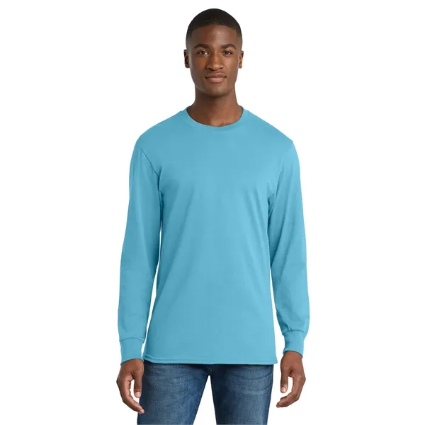 Port & Co Long Sleeve Core Cotton Tee. - Port & Co Long Sleeve Core Cotton Tee. - Image 40 of 119